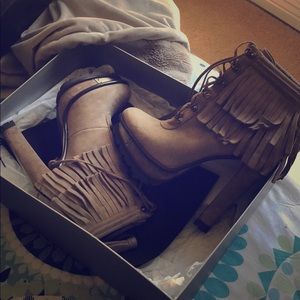 B Brian Atwood Booties “Tempesta”